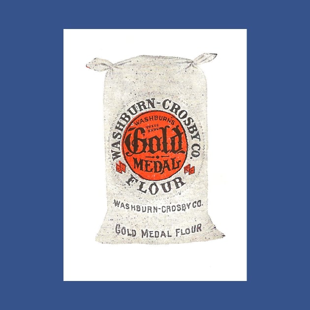 Vintage Ads - Gold Medal Flour by Kleiertees