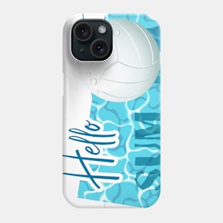 hello summer .sports card .volleyball Phone Case