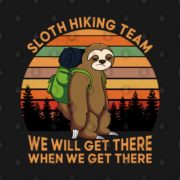 Sloth Hiking Team by Cartel