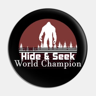 Big Foot Hide & Seek Pin