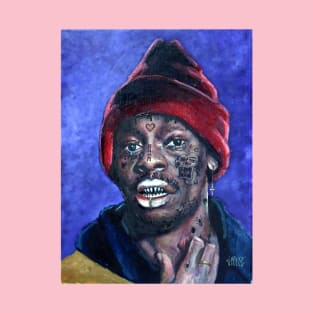 Lil' Dave X | Dave Chappelle Parody Oil Painting Portrait | tyrone biggums | Famous Comedian Pop Art T-Shirt