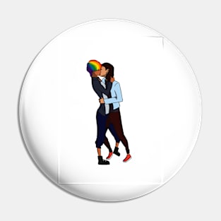 Girls Kiss Pin