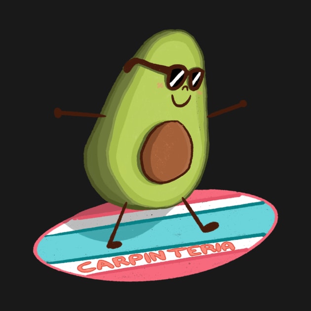 Carpinteria California Avocado Surfing by avadoodle