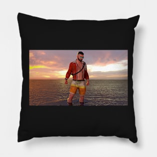 David King our Lord and lifeguard Pillow