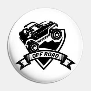 Off Road Car Logo Pin