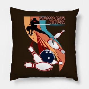 Bowling Ninja - Funny Ninja Pillow