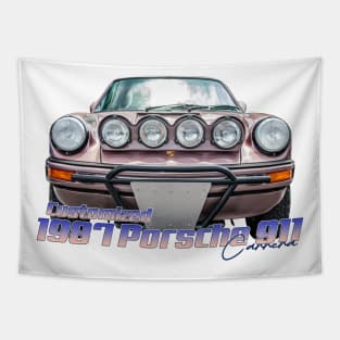 Customized 1987 Porsche 911 Carrera Tapestry