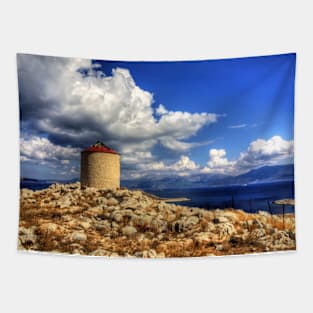 Broken Windmill Tapestry