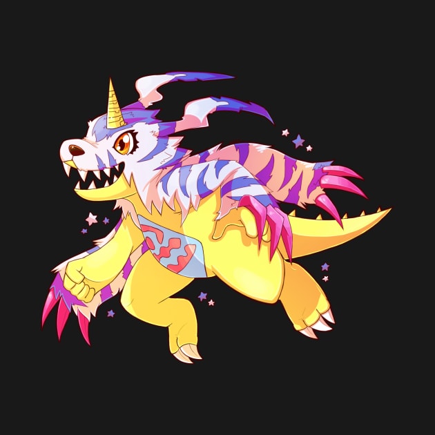 Gabumon! by LazyNinjartist