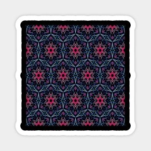 Beautiful and colorful floral design pattern Magnet