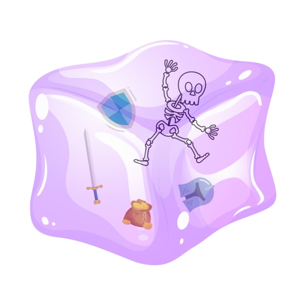 Gelatinous Cube - Purple by NerdySparkleGoth