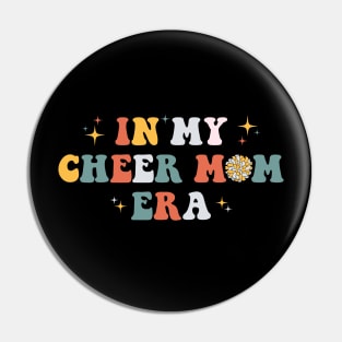 In My Cheer Mom Era Trendy Cheerleading Football Mom Women Life Pin