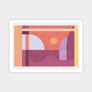 Abstract Horizon Landscape Magnet