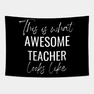 This Is What Awesome Teacher Looks like Tapestry