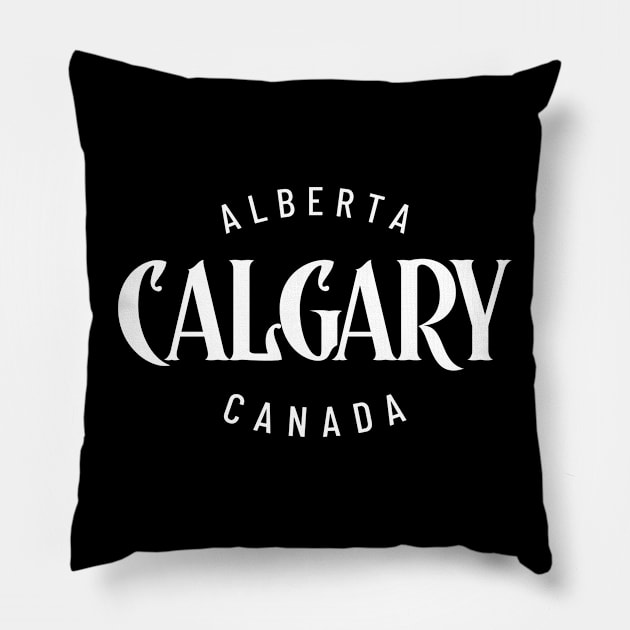 Calgary, Alberta, Canada Pillow by Canada Tees