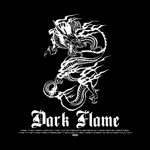 DARK FLAME BLACK by Metrikks