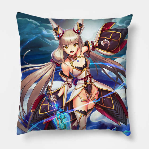 Nia (blade) Pillow by hybridmink