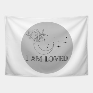 Affirmation Collection - I Am Loved (Gray) Tapestry