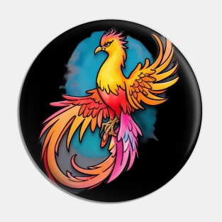 Legendary Phoenix bird of fire and revenge Pin