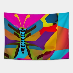 Rainbow Butterfly Tapestry