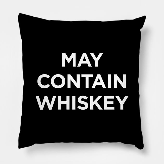 May contain whiskey Pillow by sunima