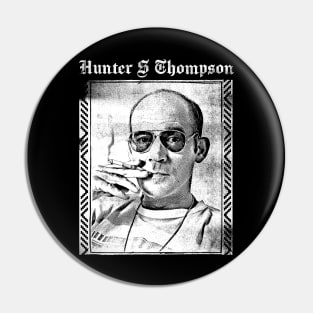 Hunter S Thompson /// Aesthetic Punkstyle Design Pin