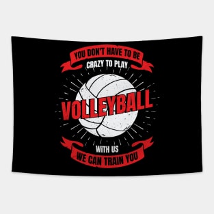 Funny Volleyball Team Gift Tapestry