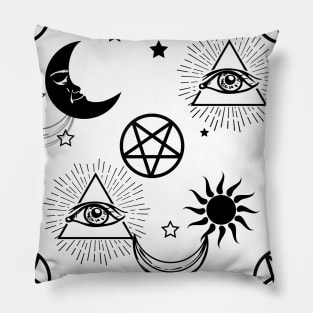 halloween illuminati eye Pillow