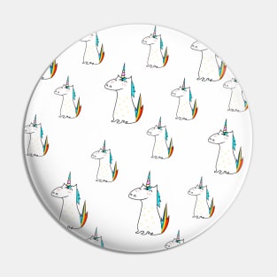 Unicorn cute pattern Pin