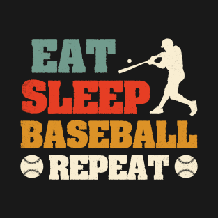 Eat Sleep Baseball Repeat T-Shirt