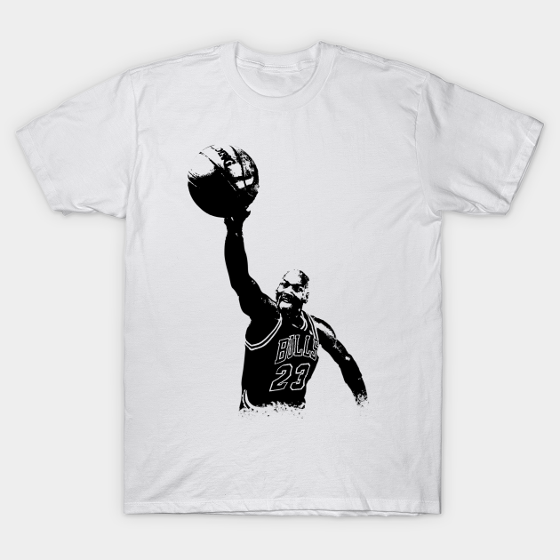 Discover Michael Jordan Portrait - Michael Jordan - T-Shirt