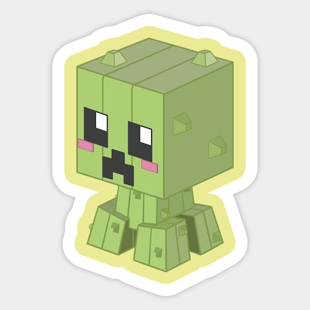 Minecraft Creeper Face - Minecraft - Sticker