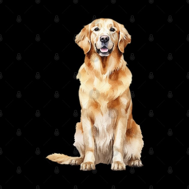 Golden Retriever by DavidBriotArt