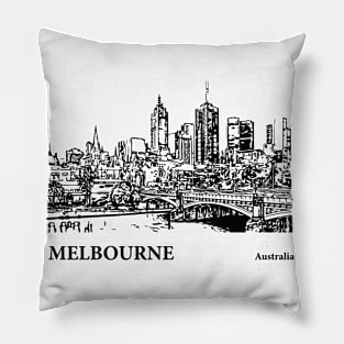 Melbourne Australia Pillow