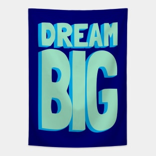 Dream Big Green and Blue Tapestry