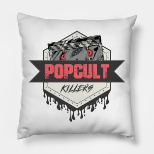 PopCultKillers Logo - VHS Pillow