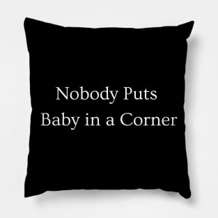 Baby in a Corner Pillow