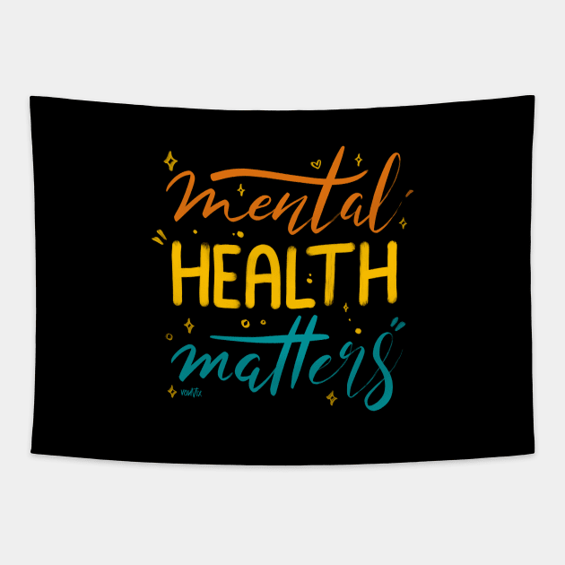 Mental Health Matters Tapestry by von vix