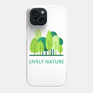 LIVELY NATURE FOREST Phone Case