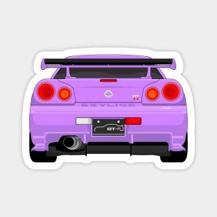 GTR R34 VIOLET Magnet