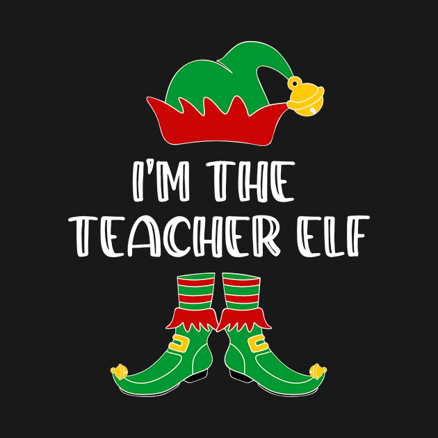 I'm The Teacher Elf Matching Family Group Christmas by SloanCainm9cmi