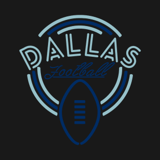 Neon Sign Dallas Football T-Shirt