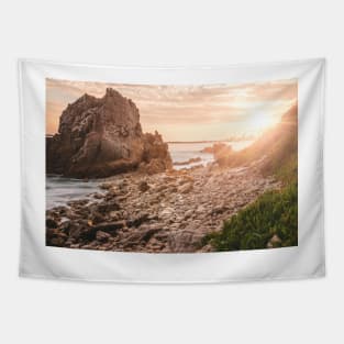 Corona Del Mar Sunset Tapestry