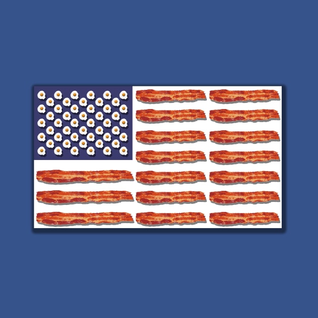 Bacon and Eggs Flag by jayveezed