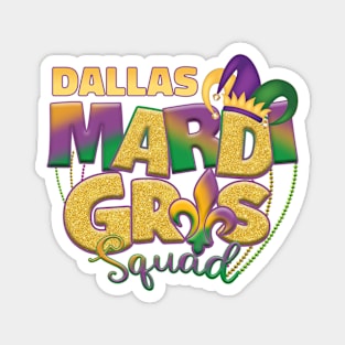 Dallas Mardi Gras Magnet