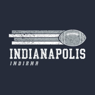 Indianapolis Football Retro Vintage T-Shirt