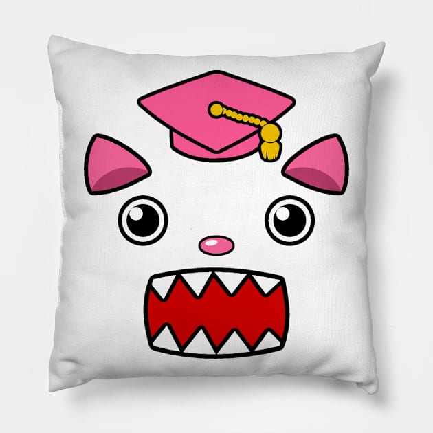 Grad Cat Pillow by Thedustyphoenix