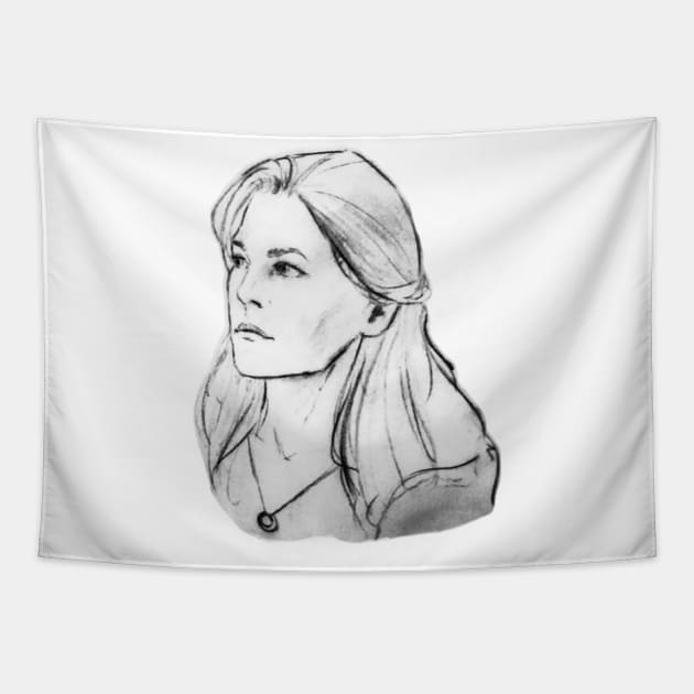 Abby Griffin S6 Portrait Tapestry by ArtisanGriffinKane
