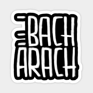 Bach Pun Burt Bacharach Magnet