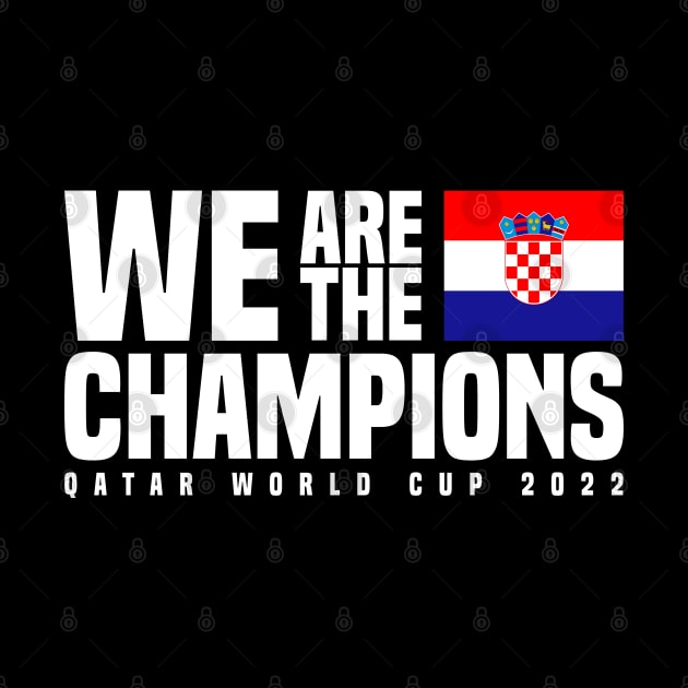 Qatar World Cup Champions 2022 - Croatia by Den Vector